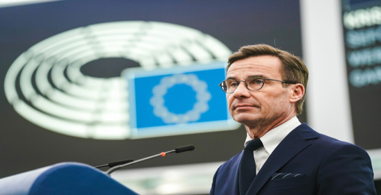 Sweden’s PM Kristersson and Party Leaders Chat Security in Paris 25